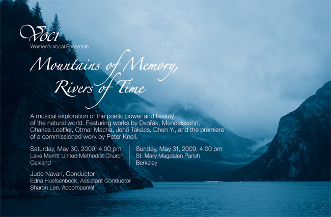 Poster for Mountains of Memory, Rivers of Time